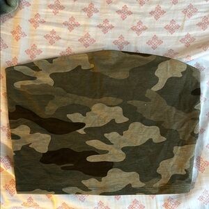 Camouflage Tube Top